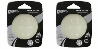 Chuckit! Max Glow Ball, Medium 2ct (2 x 1ct)