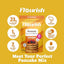 Flourish Protein Pancake & Waffle Mix, with Whey Protein & Flax Seed, No Added Sugar, High in Protein & Fiber - Just Add Water