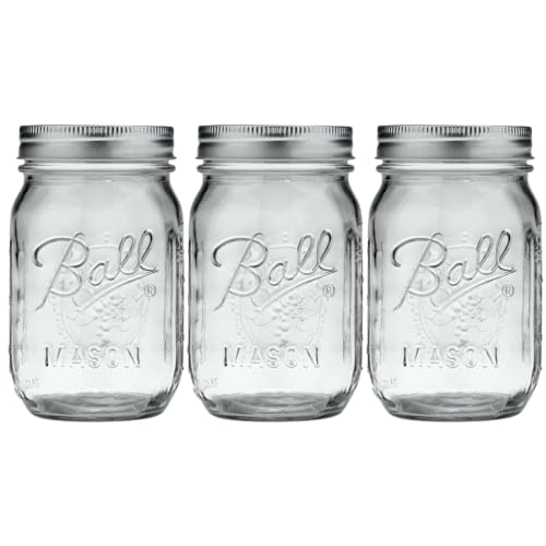 Ball Glass Mason Jars Used for Canning, Pickling, Juice, Jam, Jelly