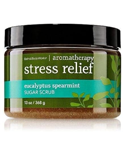 Bath & Body Works Aromatherapy Stress Relief Eucalyptus Body Sugar Scrub 13 Fl Oz