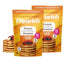 Flourish Protein Pancake & Waffle Mix, with Whey Protein & Flax Seed, No Added Sugar, High in Protein & Fiber - Just Add Water