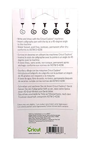 Cricut Multi Pen Set, Black (5 ct.)