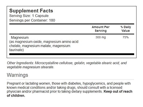 Vitacost Magnesium Ultra - 300 mg - 180 Capsules