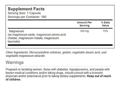 Vitacost Magnesium Ultra - 300 mg - 180 Capsules