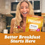 Flourish Protein Pancake & Waffle Mix, with Whey Protein & Flax Seed, No Added Sugar, High in Protein & Fiber - Just Add Water