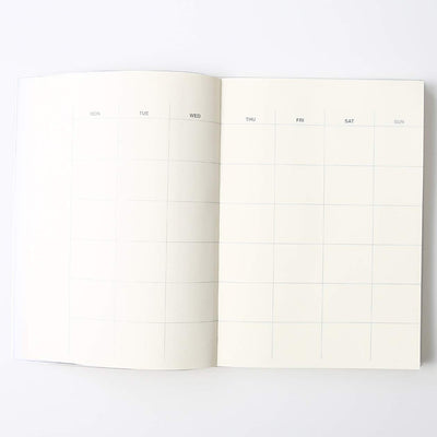 MUJI Free Monthly (15Months) Weekly(65weeks) Planner A5 Size, Schedule Note