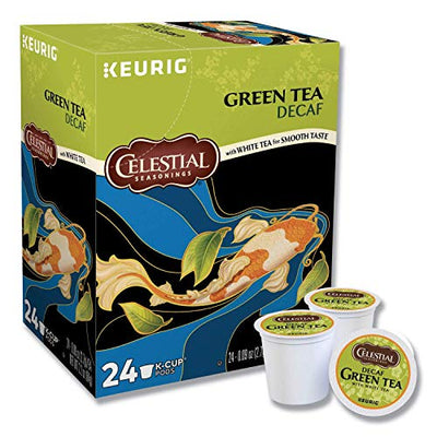 Celestial Seasonings Decaf Green Tea, K-Cup Portion Pack for Keurig K-Cup Brewers