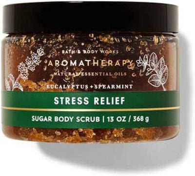 Bath & Body Works Aromatherapy Stress Relief Eucalyptus Body Sugar Scrub 13 Fl Oz