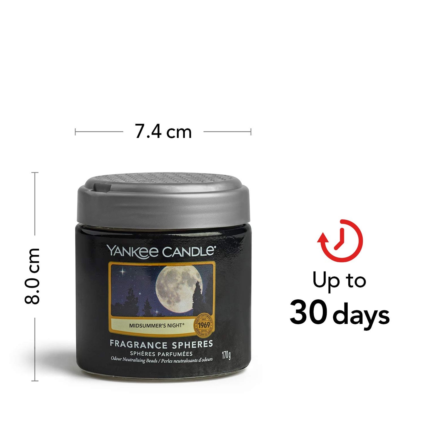 Yankee Candle Fragrance Spheres Air Freshener, Midsummer's Night - 170g