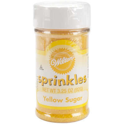 Wilton Sparkling Sugar Decorating Sprinkles, 3.25 oz., Yellow