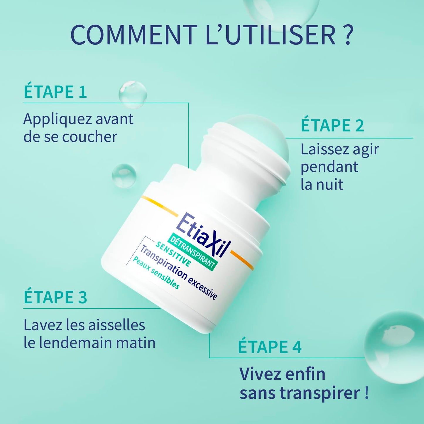 Etiaxil Behandlung für Schweißmittel – – empfindliche Haut – 15 ml