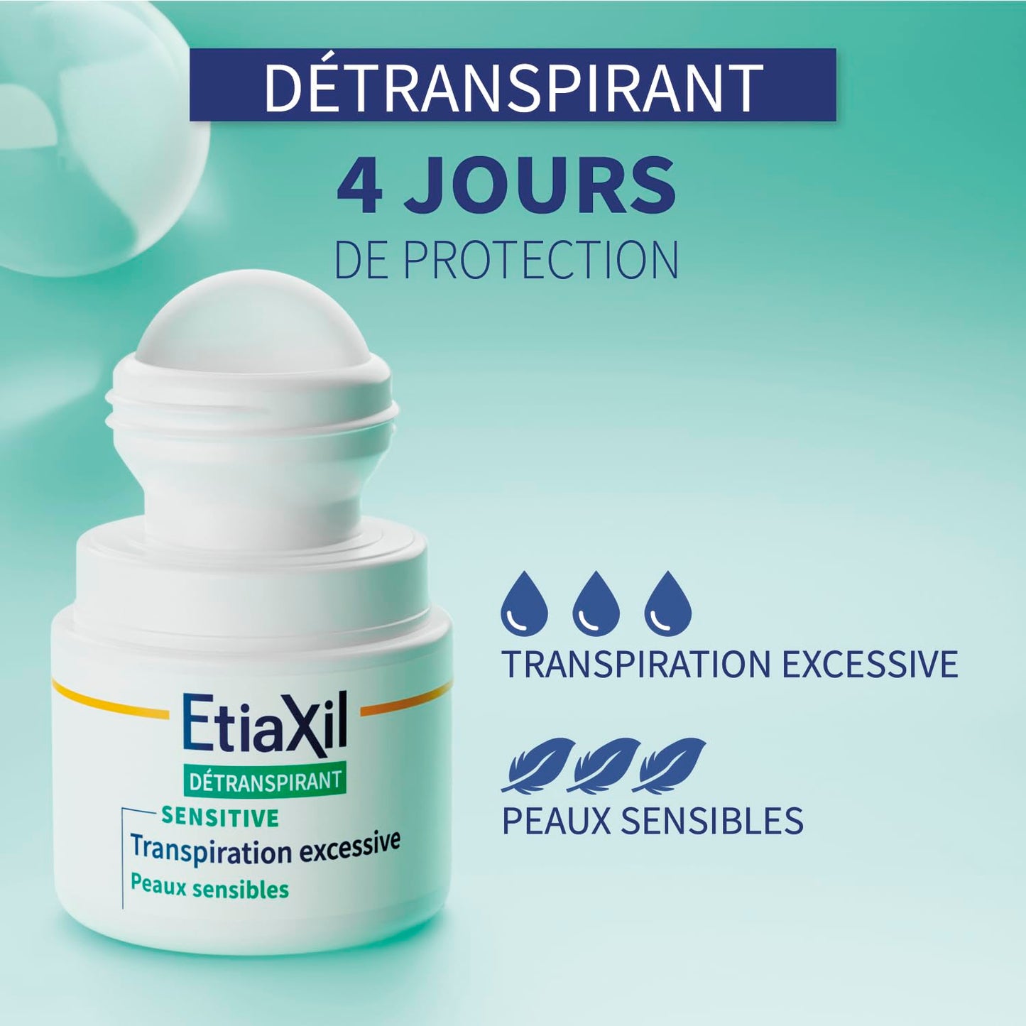 Etiaxil Behandlung für Schweißmittel – – empfindliche Haut – 15 ml