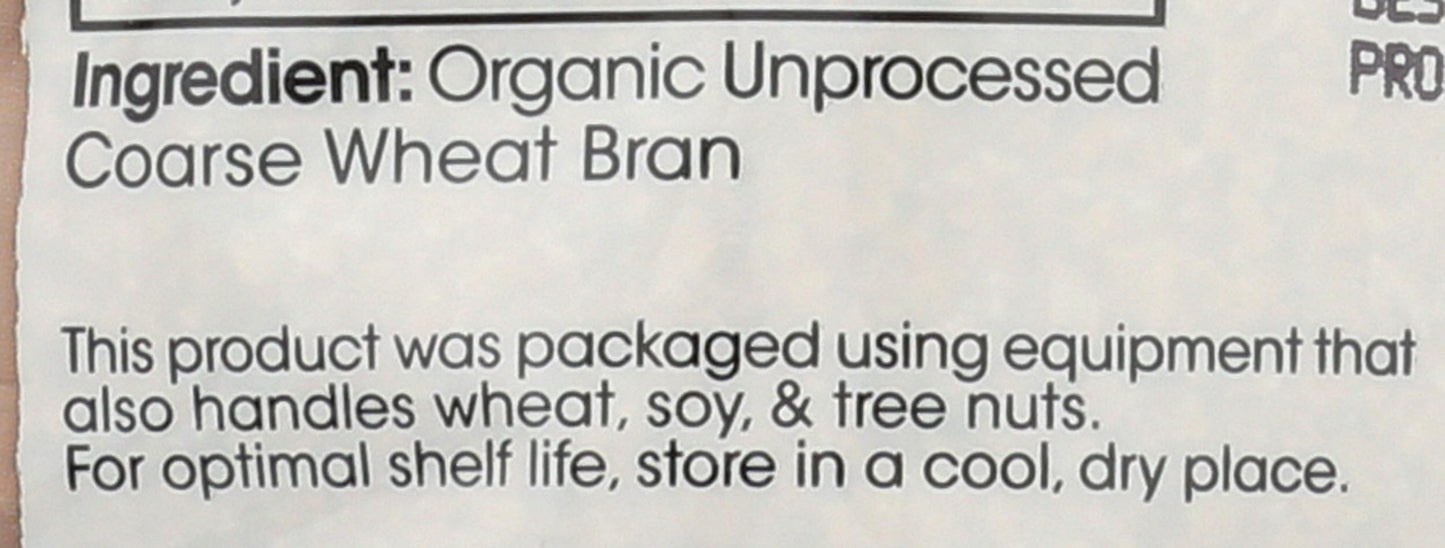 Shiloh Farms Organic Bran Coarse, 16 Oz