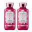 Bath & Body Works Gingham Gorgeous Body Lotion, Lightweight Daily Moisturizer with Shea Butter & Coconut Oil – Pink Strawberries, Peony Blooms, and Peach Nectar Scent, 8 fl oz - 2 Pack