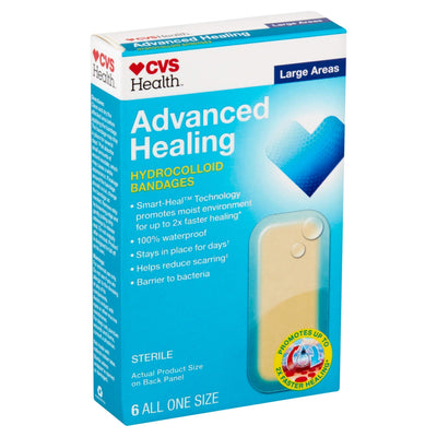 CVS Health Advanced Healing Hydrocolloid Bandages (Large Areas)
