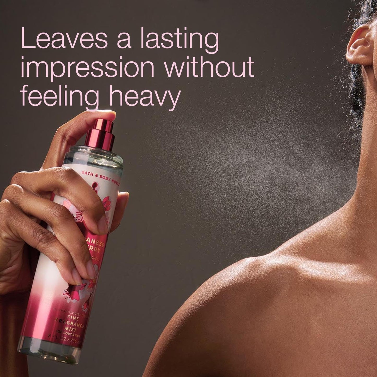Bath & Body Works Japanese Cherry Blossom Fine Fragrance Mist, Body Spray & Perfume for Women, Long-Lasting Personal Fragrance, Iconic Floral Scent, 8 fl oz - 2 Pack
