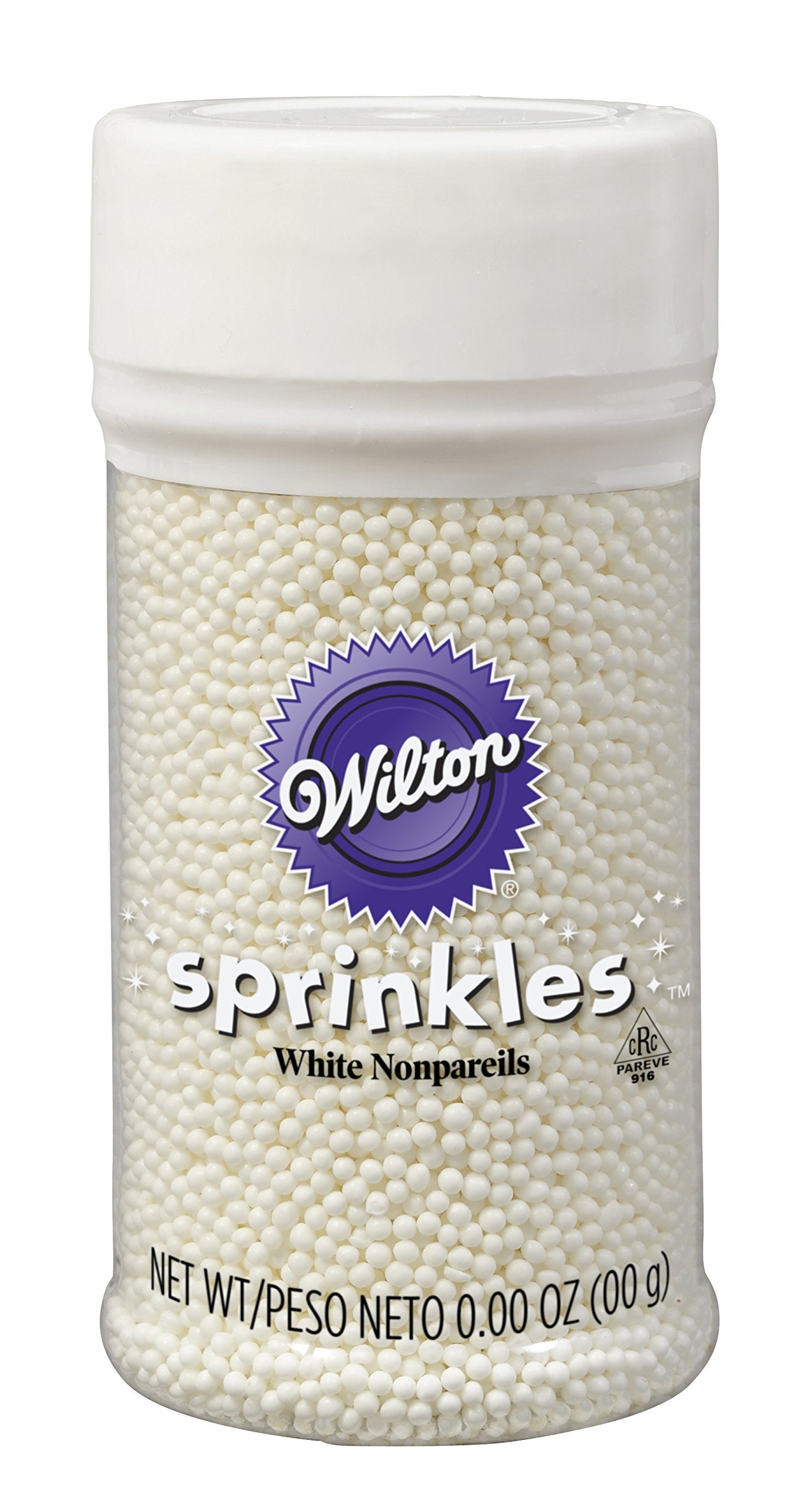 Wilton White Nonpareils, 3 oz. - Cake Decorating Supplies