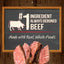 Merrick Power Bites Dog Treats Big Bites, Beef and Sweet Potato Recipe - 6 oz Bag