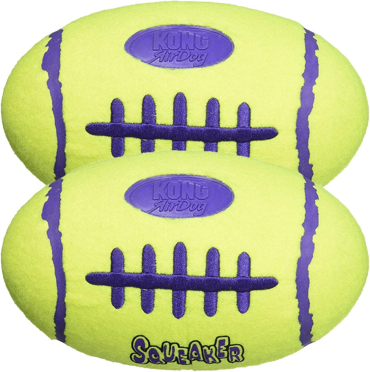 KONG® AirDog® Football Squeaker Dog Toy, Large 2-Pack