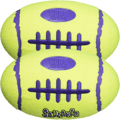 KONG® AirDog® Football Squeaker Dog Toy, Large 2-Pack